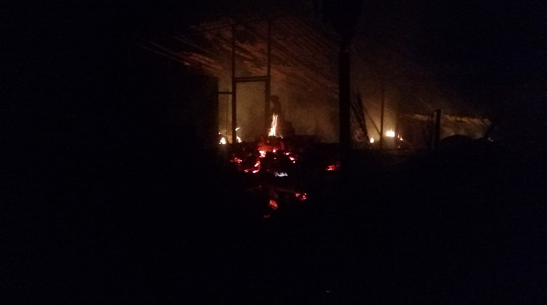 Рятувальникам не надали дозвіл на гасіння пожежі в Новгородському