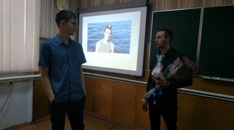 Євген Семидоцький зустрівся з троїцькими ліцеїстами 