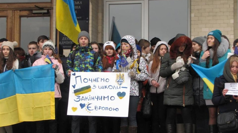 Революцію Гідності в Умані почали діти