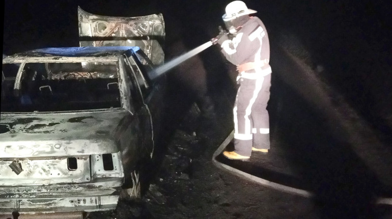 На Кагарличчині на шляху від Ржищева до села Зорівка згорів автомобіль