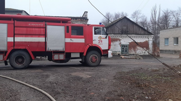 У Пологівській лікарні гасили умовну пожежу. Для чого це робили