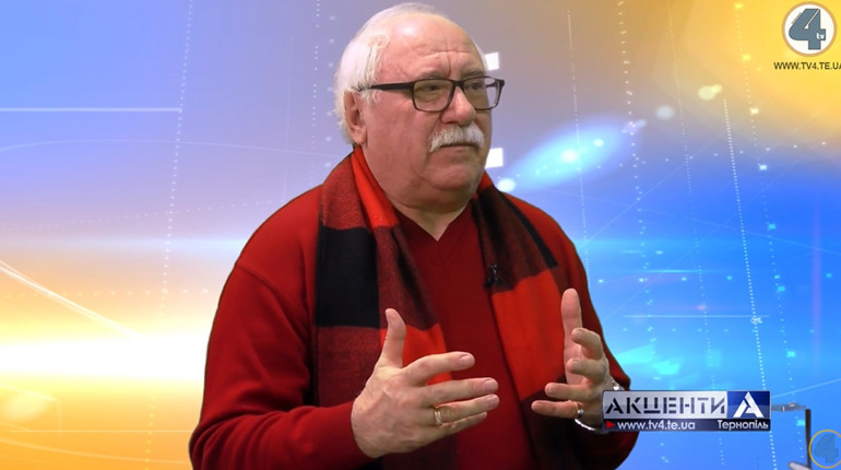 Степан Галябарда, який працював у Чорткові, став гостем програми «Акценти» на обласному телебаченні