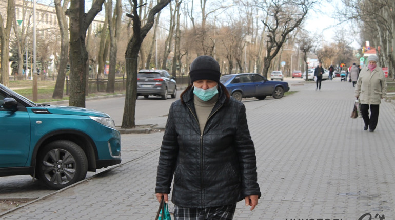  Фото дня: карантин на улицах Никополя
