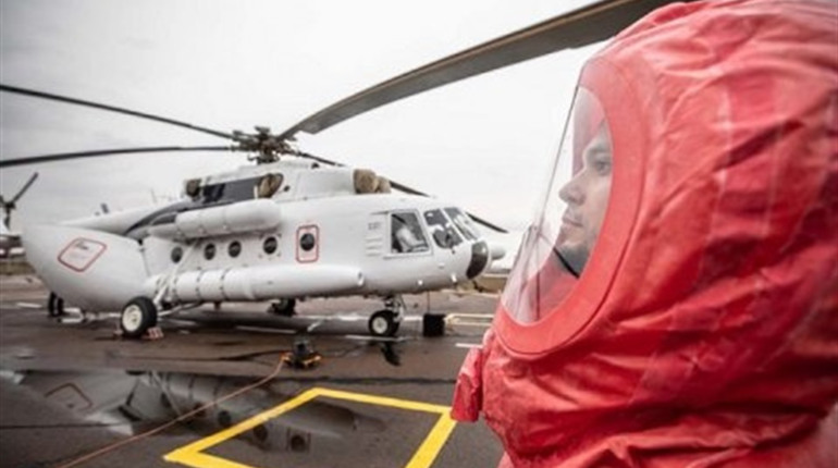 Луганські рятувальники готові за потреби евакуювати хворих на коронавірус із Троїцького авіацією