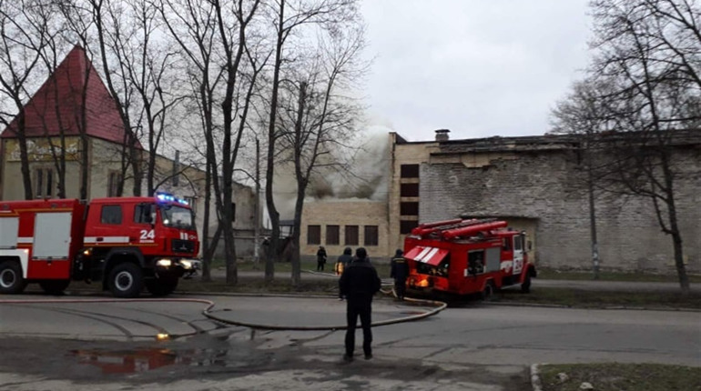 У Лозовій палав "Восток" 