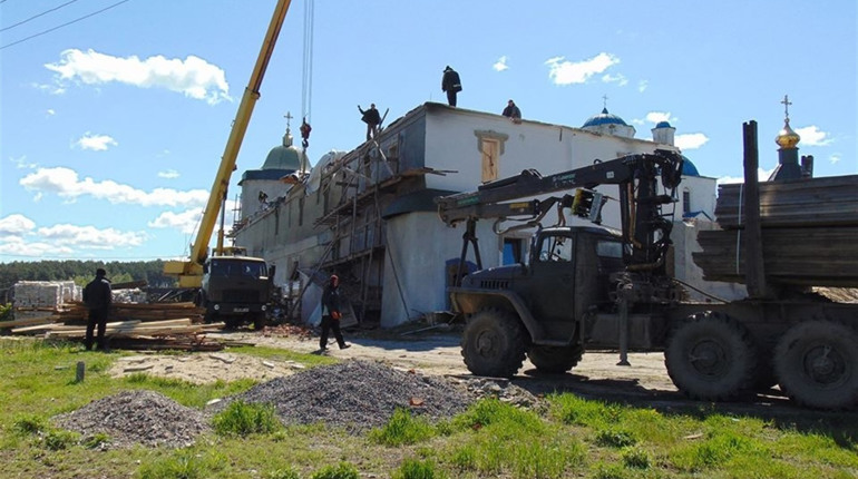 Після пожежі розпочались роботи по відновленню Гамаліївського Свято-Харалампіевского монастиря