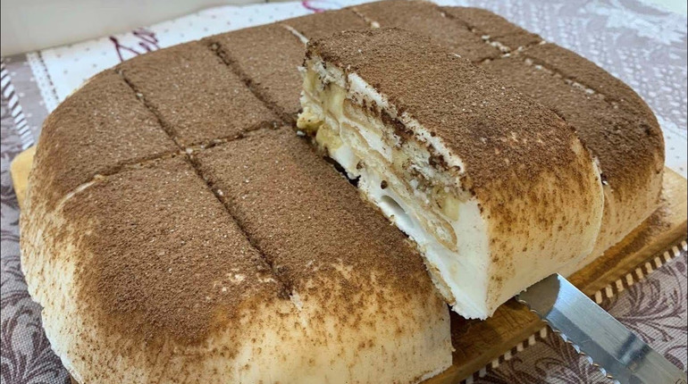  Торт без випічки “Банановий рай”