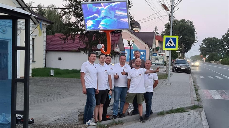 В Мамаївській ОТГ встановлюють вуличне радіо: не лише звук, але й екрани із зображенням