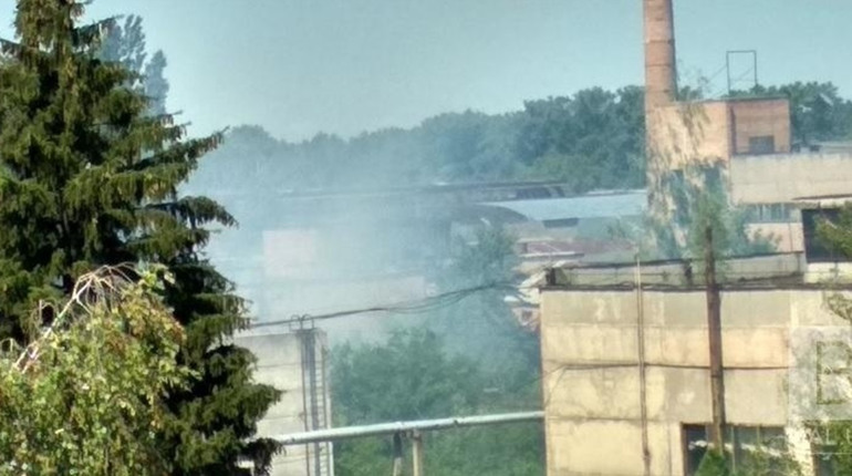 У Ніжині на «Сільмаші» горіла градильня, яка не експлуатується