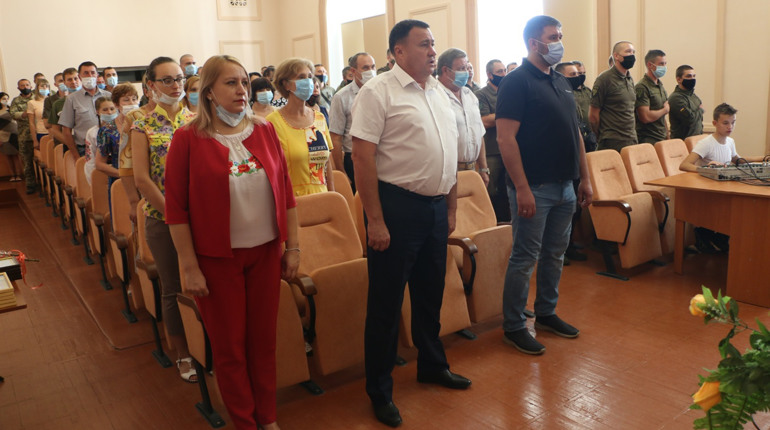 В Попасній відбулись урочистості до Дня Незалежності та Державного Прапору України