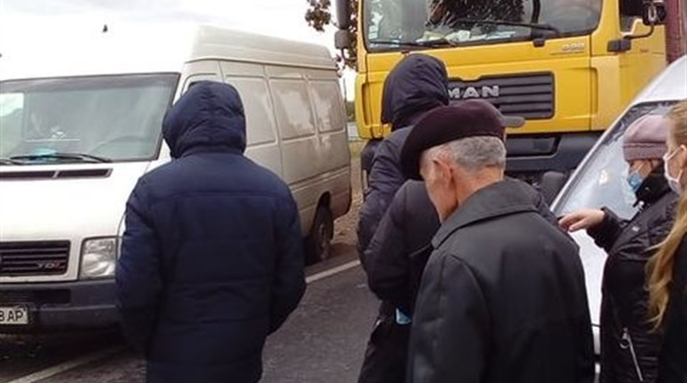 Сьогодні, 19 жовтня, у Боднарові знову перекрили дорогу Франківськ-Калуш-Львів