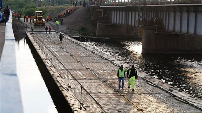  Понтонный мост закроют на техническое обследование: схема объезда