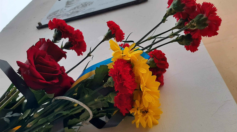 У Конотопі вшанували пам'ять загиблого військового Валентина Ничвидюка. Фото
