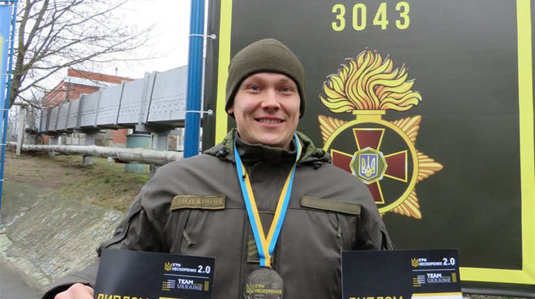 Нетішинський військовослужбовець  Андрій Бондарчук став бронзовим призером Ігор Нескорених