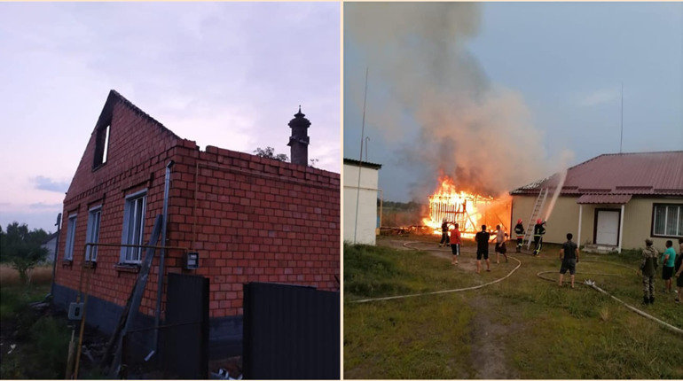 Пожежі в Сарненському районі: горів житловий будинок та хлів