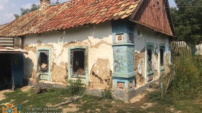 На Пологівщині під час пожежі загинула жінка