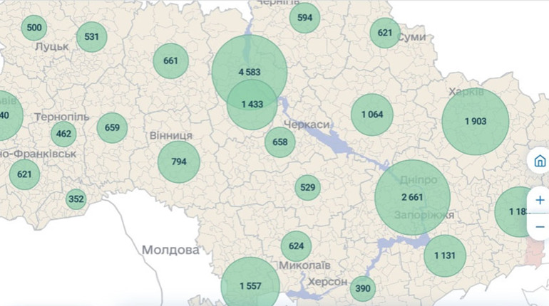 В Україні запустили податкову мапу: що можна дізнатися