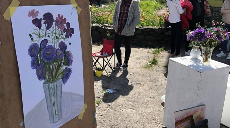У Шостці на Art-avenu малювали картини, співали і танцювали