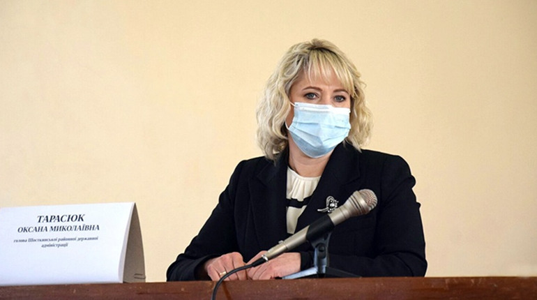 Голова Шосткинської РДА Оксана Тарасюк написала заяву про звільнення