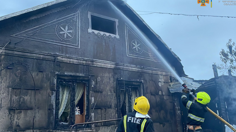 У селі Хлівище під час пожежі загинув чоловік