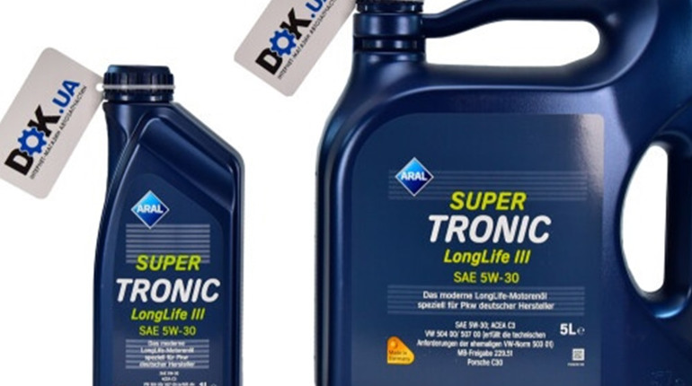 Обзор автомобильного масла Aral SuperTronic LongLife III 5W-30