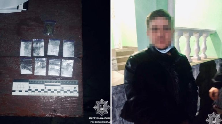 Нічний патруль: жителя Сарн спіймали на наркотиках