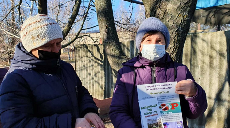 Лантратівцям зручно вакцинуватися на місцевому ФАПі