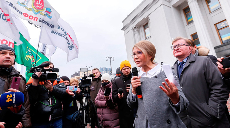 "Закон, від якого постраждали ФОПи, – підробка": лідерка партії "Батьківщини" Юлія Тимошенко