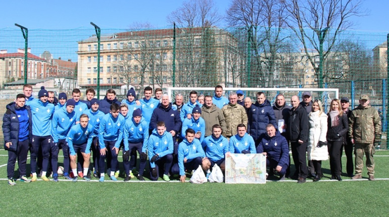 ФК “Динамо Київ” на час війни переїхав до Дрогобича. ФОТО