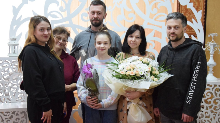 У Чорткові перша пара вимушених переселенців поєднала свої долі