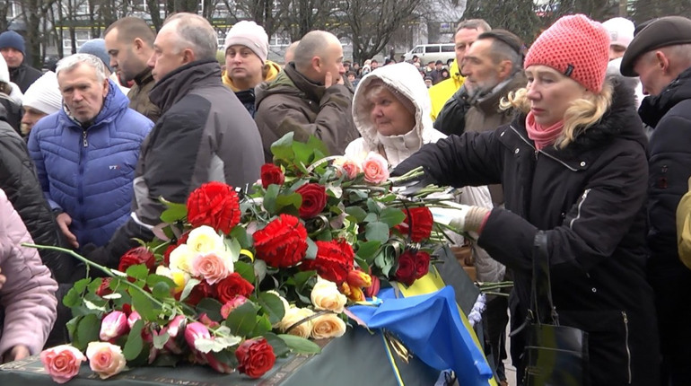 Мешканці громади провели в останню путь ще трьох загиблих Героїв