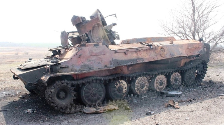 Бійці тероборони знищили техніку ворога недалеко від Малинівки