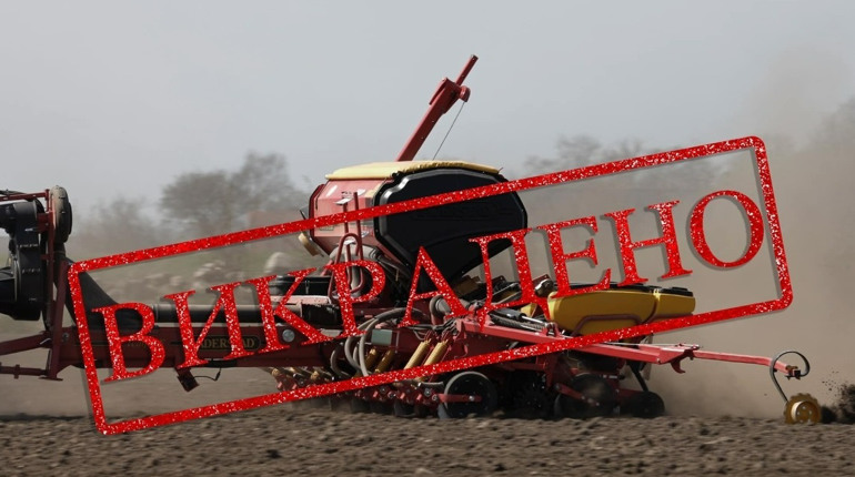 Väderstad заборонив будь-які операції з викраденими сівалками у Мелітополі