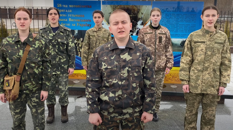 Студенти з Конотопа зняли кліп про свої військові будні. Відео