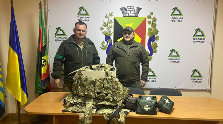Торецьке Добровольче формування отримало турнікети та аптечки