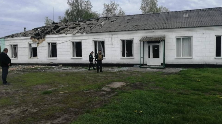Росіяни зруйнували школу та будинки в Залізничному біля Гуляйполя
