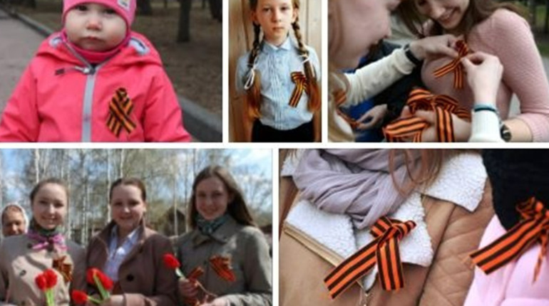 У школах та дитячих садках Мелітополя на дітей вішають георгіївські стрічки без відома батьків