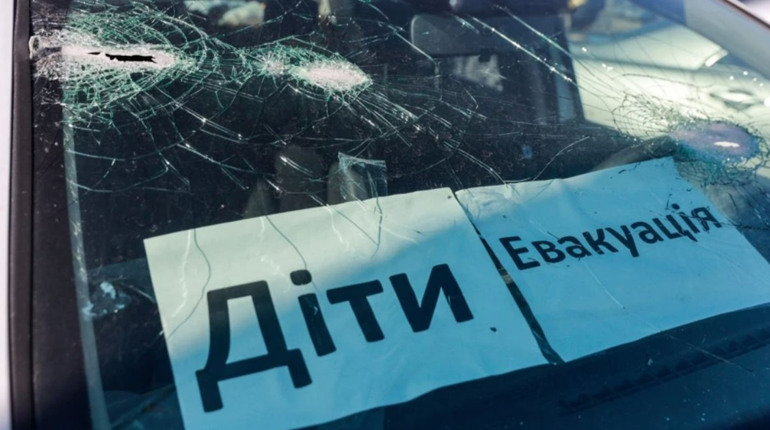 Під Запоріжжям обстріляли евакуаційну колону з Мелітополя