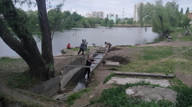 Всіх об’єднала спільна справа, або Як пройшла толока на фрегатівському ставку