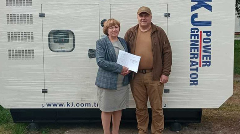 Новий генератор для старокостянтинівської лікарні може забезпечити потребу у світлі всього закладу