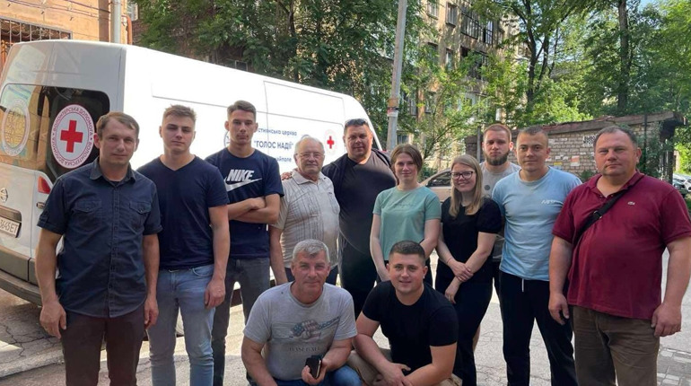 Гуляйполе отримало гуманітарку від церкви Голос Надії