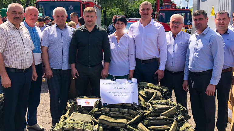 Для тероборони Сарненщини закупили 112 бронежилетів