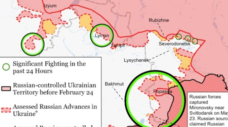 ТОП-5 онлайн карт, де можна подивитися про хід бойових дій в Україні