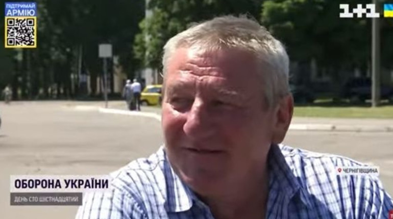 Сміливець, який зупиняв голими руками танки на Ніжинщині, розказав, як наважився на вчинок. Відео
