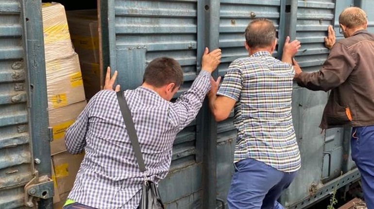 Вагони, що надійшли в Корюківку з наборами харчів від держави, планують відправити назад у Дніпро