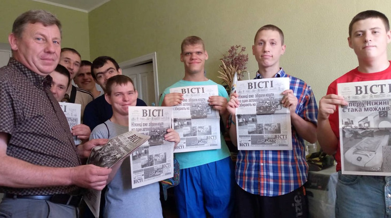 Редакцію газети «Вісті» відвідали вихованці ніжинського будинку - інтернату