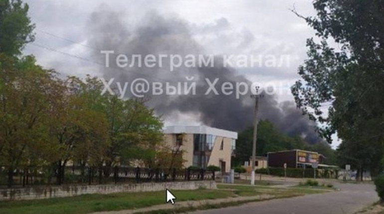 У Новій Каховці горить водоканал