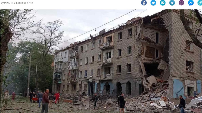 По Новій Каховці вдарили росіяни