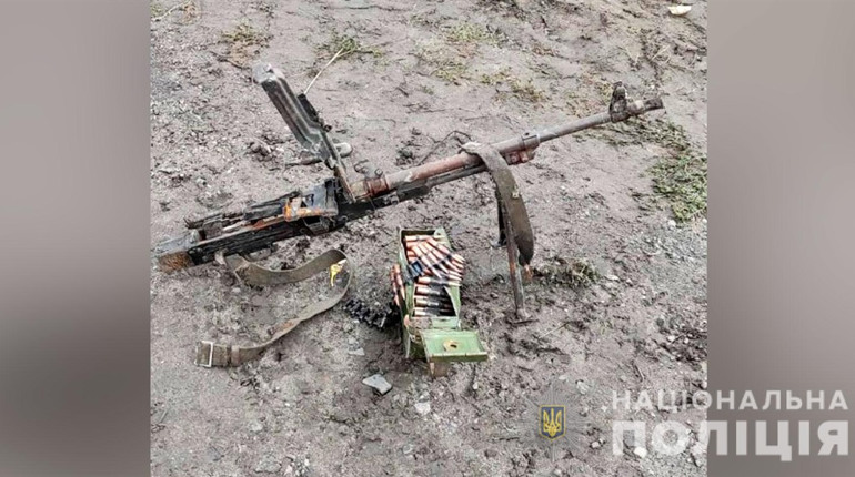 У Веприку під час агротехнічних робіт знайшли кулемет і боєкомплект до нього