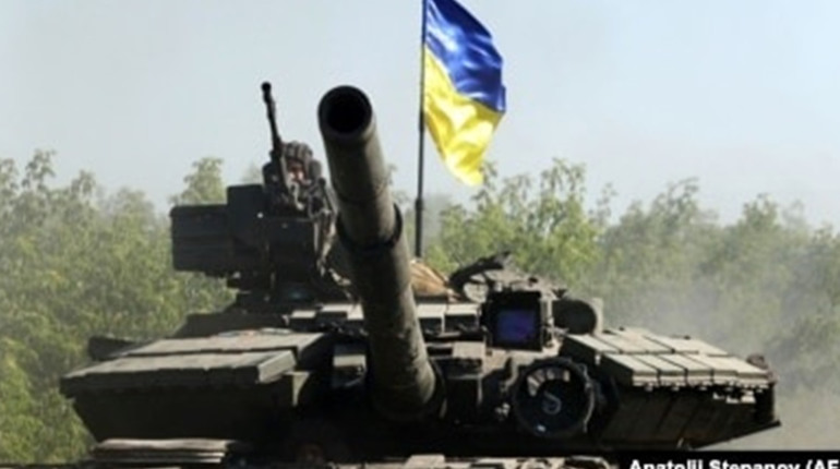 Танковий бій на Херсонщині (відео)